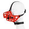 Kinky Puppy Muselière Sm MUZZLE STRAP Rouge